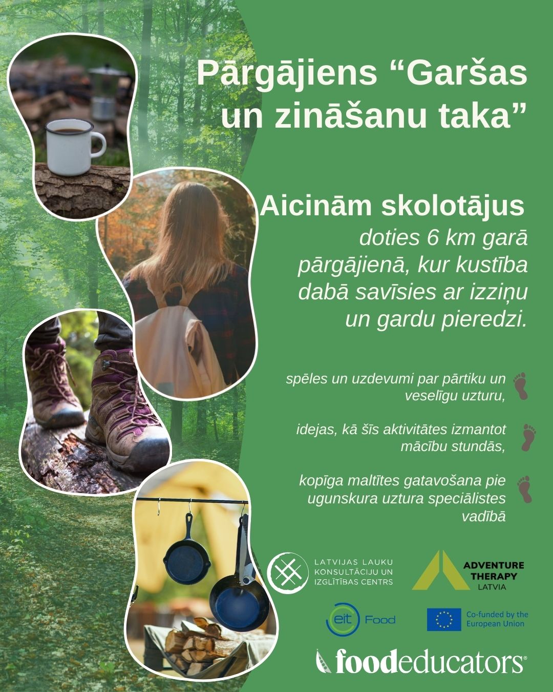 Pārgājiens pedagogiem Ogres Zilajos kalnos