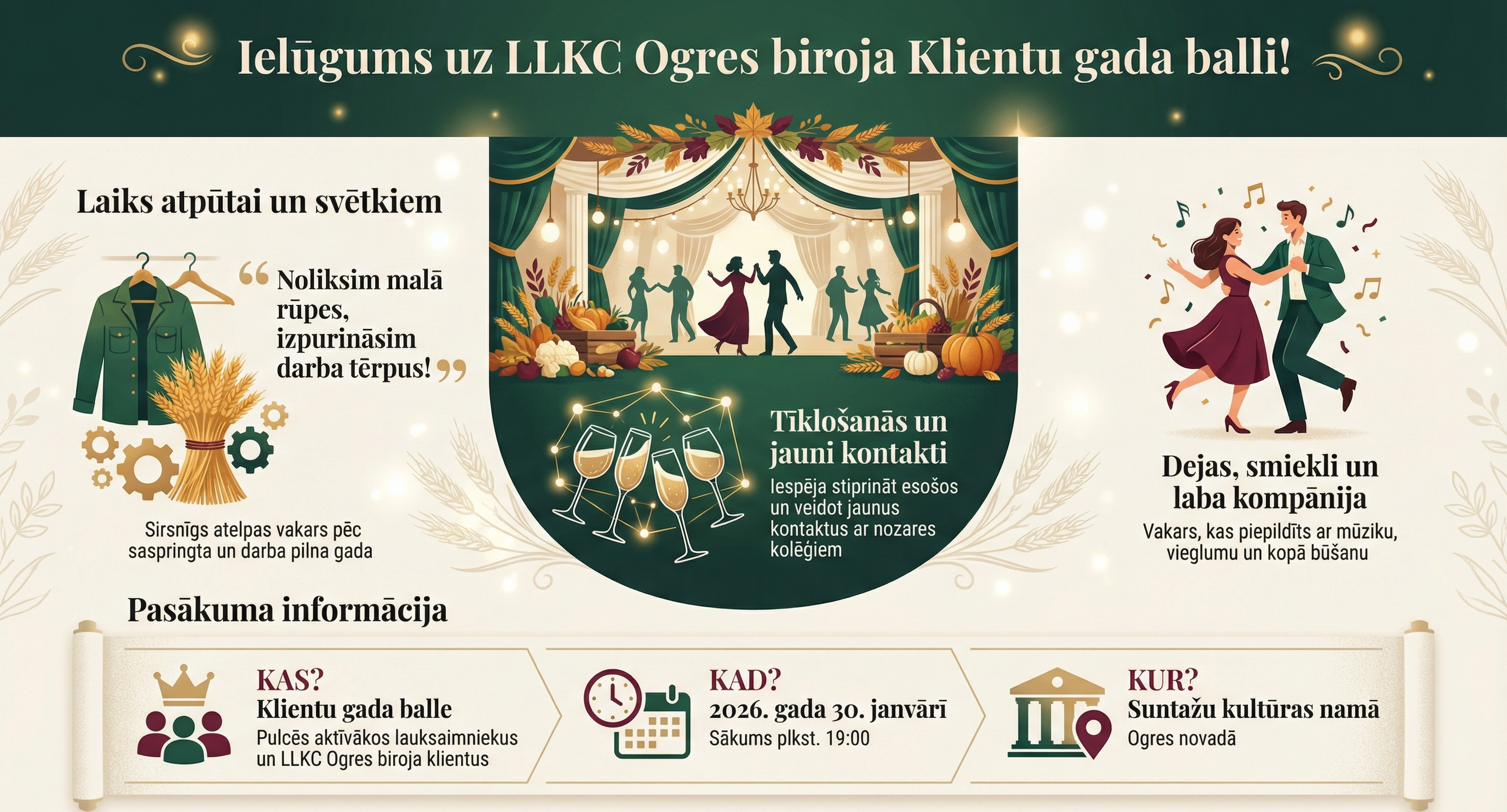 Seminārs "Aktuālā informācija lauku uzņēmējiem"